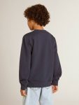 Kids Golden Goose Dark Blue Topwear Selection (4-12 Years) Boys' Dark Blue Sweatshirt With White Print - 4