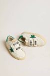 Kids Golden Goose Old School Teen With Green Suede Star And Heel Tab Boys (4-10 Years) - 2
