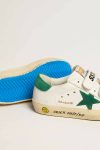 Kids Golden Goose Old School Teen With Green Suede Star And Heel Tab Boys (4-10 Years) - 3