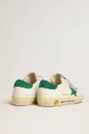 Kids Golden Goose Old School Teen With Green Suede Star And Heel Tab Boys (4-10 Years) - 4