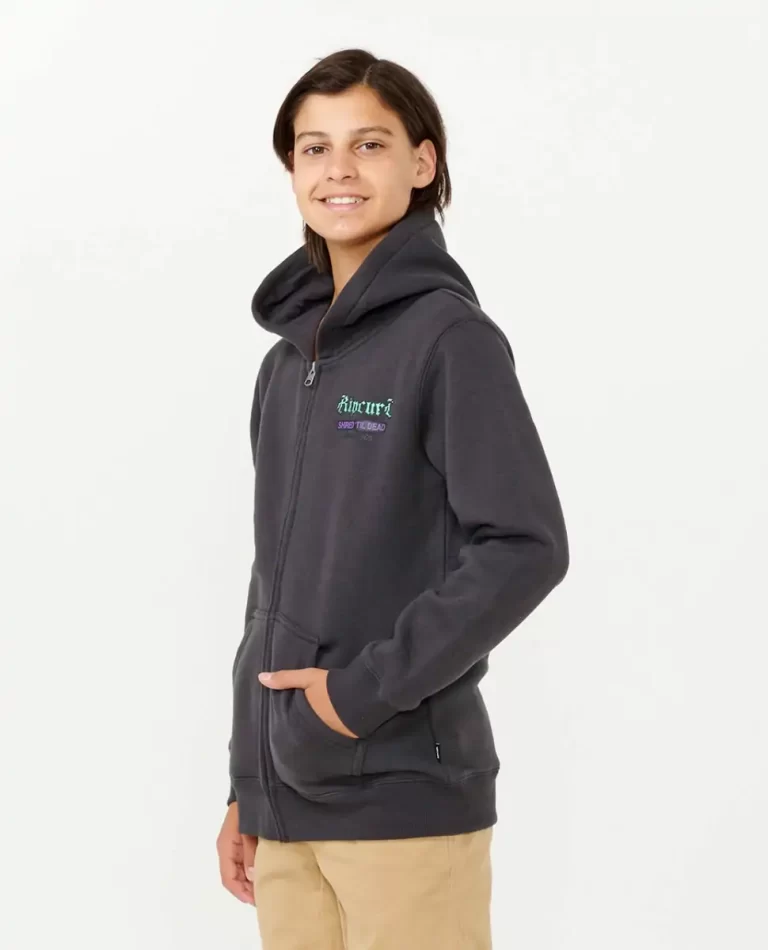 Kids Hoodies & Fleece Rip Curl Shred Till Dead Zip Through Fleece - 2