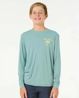 Kids Icons Surflite Uv Long Sleeve Rash Vest Rash Guards & Vest Rip Curl - 1