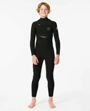 Kids Kids Flashbomb 4/3 Chest Zip Wetsuit Rip Curl Fullsuits - 1