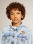 Kids Light Denim Jacket With Embroidery Light Denim Topwear Selection (4-12 Years) Golden Goose - 5