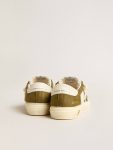 Kids May Young In White And Military Green Leather Golden Goose Boys (4-10 Years) - 4