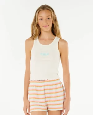 Kids Neon Isles Rib Tank Rip Curl Tops & Tees - 1