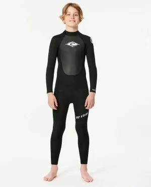 Kids Omega 3/2 Back Zip Fullsuit Wetsuit Fullsuits Kids Rip Curl - 1