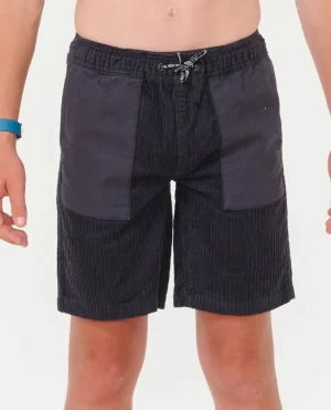 Kids Rip Curl Fade Out Cord Volley Shorts - 1