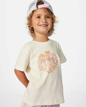 Kids Rip Curl Tops & Tees Rainbow Logo Tee - 1