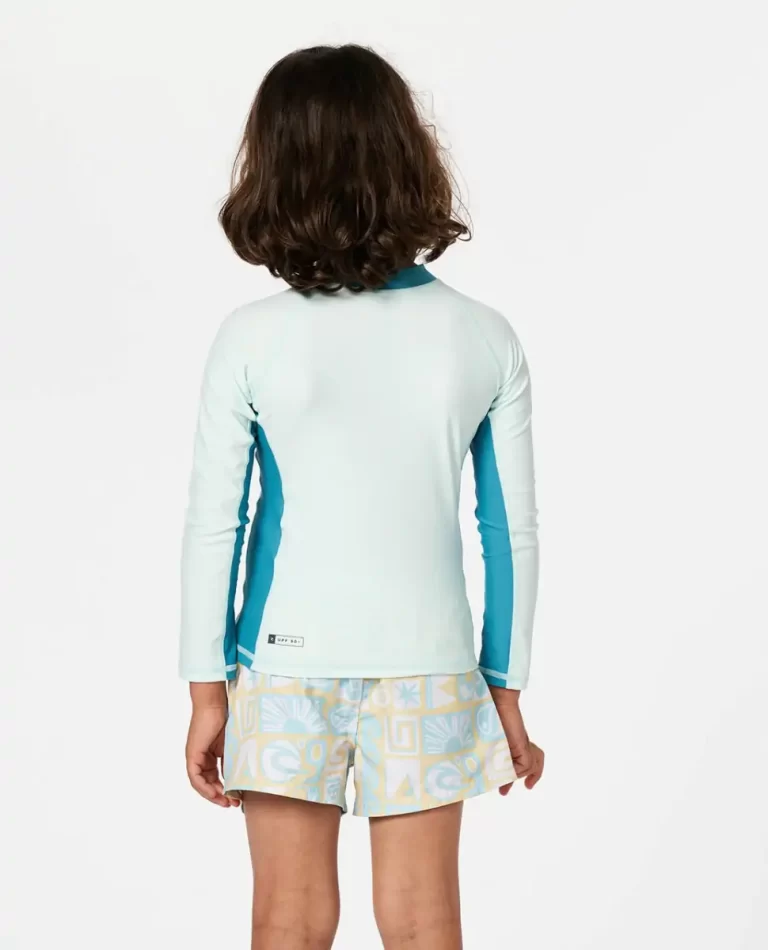 Kids Rip Curl Tubes Upf Long Sleeve Rash Guards & Vest - 2
