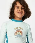 Kids Rip Curl Tubes Upf Long Sleeve Rash Guards & Vest - 4