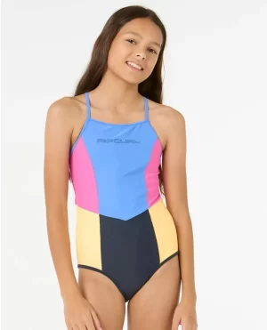 Kids Swimwear Rip Curl Block Party One Piece - 1