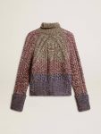Knitwear Golden Goose Women's Multicolored High Neck Sweater With Mouliné Yarn Multicolor Women - 2