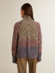 Knitwear Golden Goose Women's Multicolored High Neck Sweater With Mouliné Yarn Multicolor Women - 5