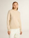 Knitwear Women Women's Beige Sweater With 'Golden' Lettering On The Back Beige Golden Goose - 2