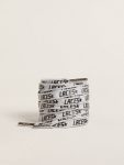Laces Ice-Colored Laces With Contrasting Black ‘Laces’ Lettering Ice Golden Goose Women - 1