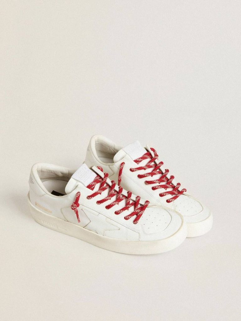 Laces Women Golden Goose Red Red Cotton Laces With Red Aglet - 3