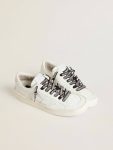 Laces Women Golden Goose Swarovski Laces With Contrasting White Logo Black - 3
