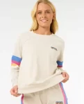 Las Dalias Raglan Crew Rip Curl Women Hoodies & Fleece - 1