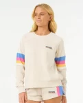 Las Dalias Raglan Crew Rip Curl Women Hoodies & Fleece - 2