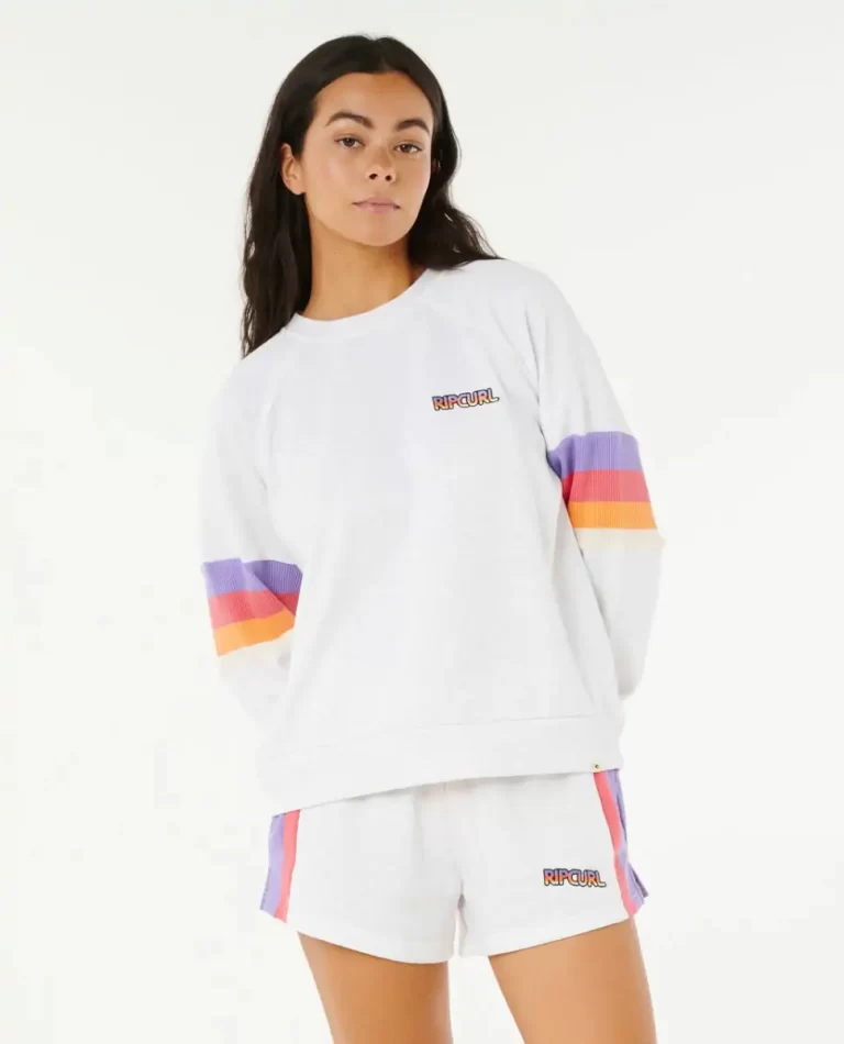 Las Dalias Raglan Crew Women Rip Curl Hoodies & Fleece - 1