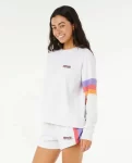 Las Dalias Raglan Crew Women Rip Curl Hoodies & Fleece - 2