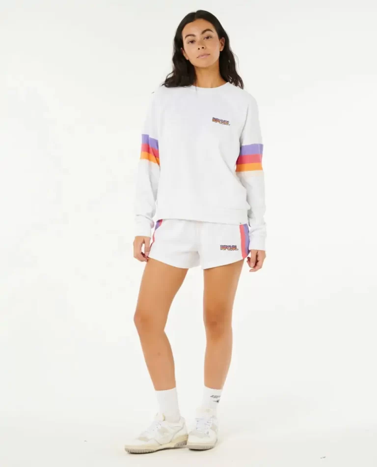 Las Dalias Raglan Crew Women Rip Curl Hoodies & Fleece - 4