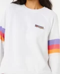 Las Dalias Raglan Crew Women Rip Curl Hoodies & Fleece - 5