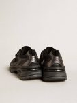 Lightstar Men Golden Goose Men’s Lightstar With Black Leather And Mesh Upper And Black Star - 4