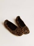 Loafers & Ballerinas Women Amy Ballet Flats In Beige Leopard-Print Pony Skin Golden Goose - 2