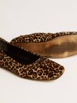 Loafers & Ballerinas Women Amy Ballet Flats In Beige Leopard-Print Pony Skin Golden Goose - 4