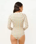 Lottie Check Long Sleeve Upf Surf Suit Rip Curl Surf Suits Women - 2