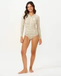 Lottie Check Long Sleeve Upf Surf Suit Rip Curl Surf Suits Women - 3