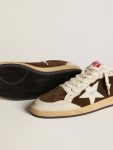 Men Ball Star Golden Goose Ball Star In Suede With Leather Star And Metallic Leather Heel Tab - 3