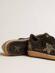 Men Ball Star Golden Goose Men’s Ball Star Lab In Black Nappa With Studded Black Leather Star - 3