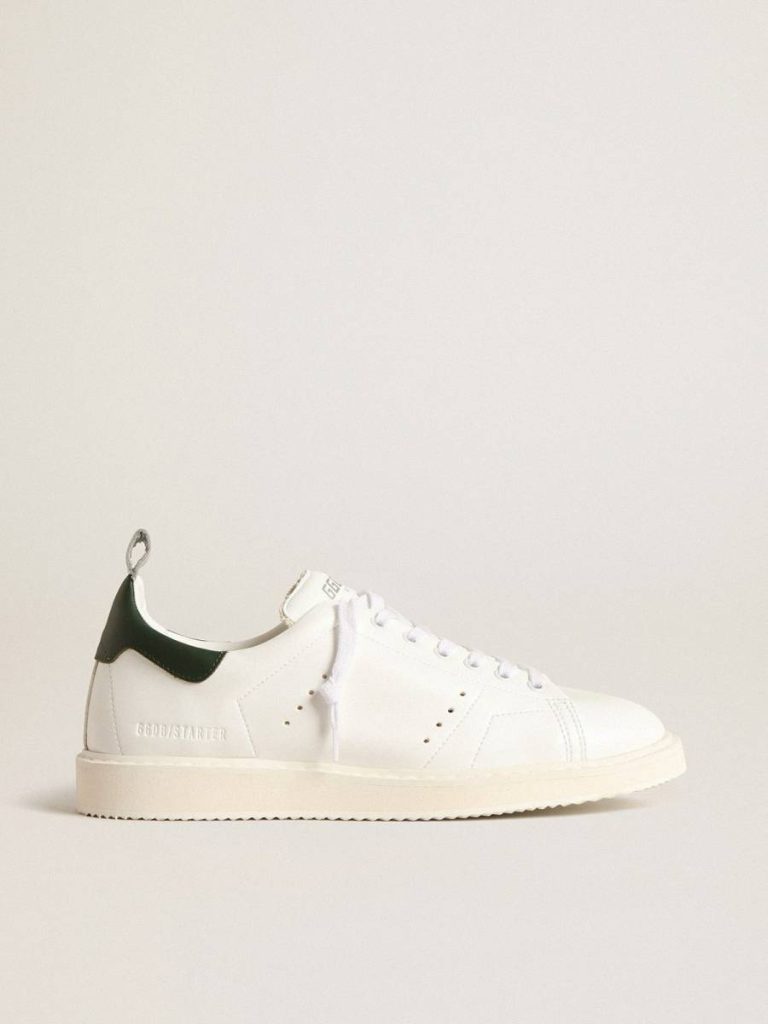 Men Bio-Based Starter With Green Leather Heel Tab Starter Golden Goose - 1