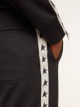 Men Dark Blue Jeans & Pants Dark Blue Joggers With Contrasting Strip And Stars Golden Goose - 5
