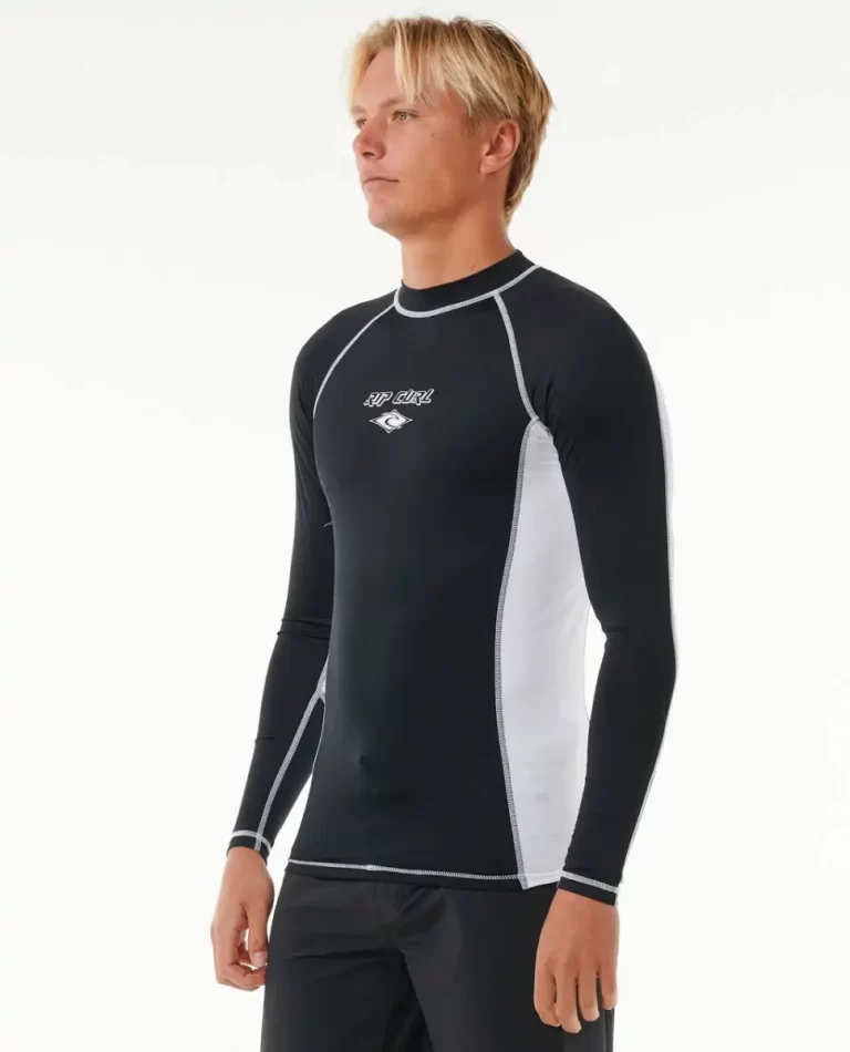 Men Fade Out Uv Long Sleeve Rash Guard Rip Curl Rash Guards - 2