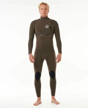 Men Fullsuits E7 Flashbomb 4/3 Zip Free Fullsuit Wetsuit Rip Curl - 1