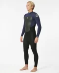 Men Fullsuits Omega 4/3 Back Zip Fullsuit Wetsuit Rip Curl - 2