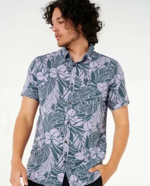 Men Fun Times Floral Short Sleeve Shirt Rip Curl Shirts & Flannels - 1