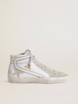 Men Golden Goose Slide Men's Slide In Leather With Suede Details - 1
