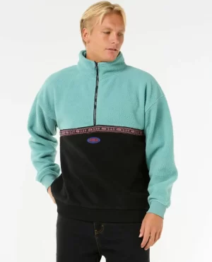 Men Hoodies & Fleece Raw Energy Quarter Zip Polar Rip Curl - 1