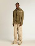 Men Knitwear Kalamata Men’s Round-Neck Sweater In Cotton With Logo On The Back Golden Goose - 3