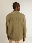 Men Knitwear Kalamata Men’s Round-Neck Sweater In Cotton With Logo On The Back Golden Goose - 4