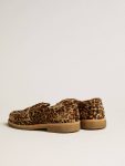 Men Men's Jerry Loafers In Leopard-Print Pony Skin Boots Golden Goose - 4