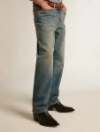Men Men’s Low Debbie Boots In Black Leather Golden Goose Black Boots - 3