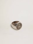 Men Men's Signet Ring In Antique Silver Color Jewelry Antique Silver Golden Goose - 1
