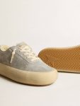 Men Men’s Space-Star Shoes In Ice-Gray Suede With Shearling Lining Space-Star Golden Goose - 3