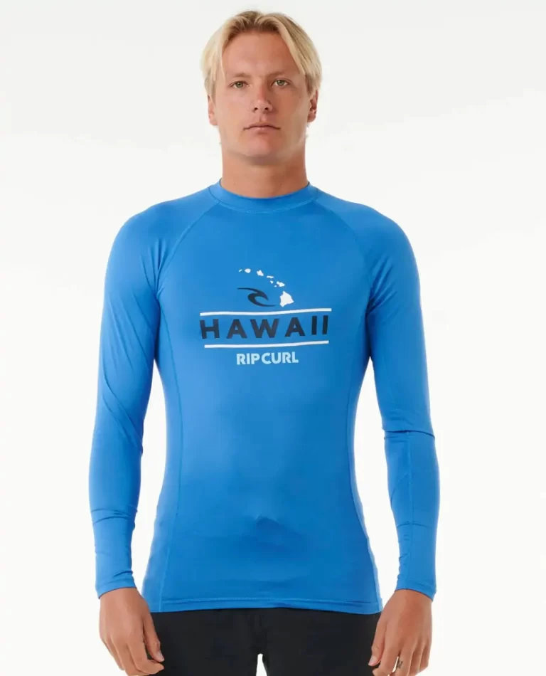 Men Rash Guards Hawaii Upf50  Performance Long Sleeve Rash Guard Rip Curl - 5